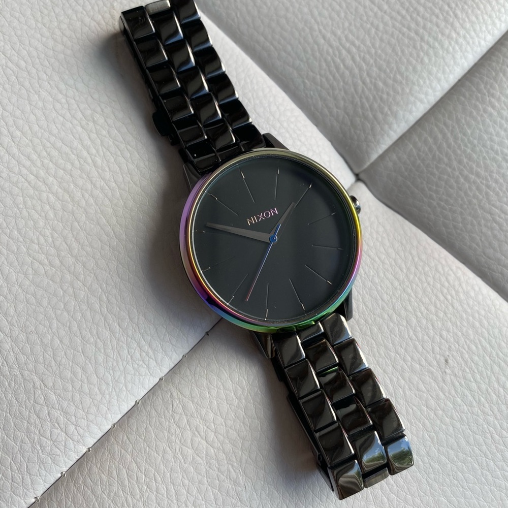 Ladies Gunmetal Nixon Watch